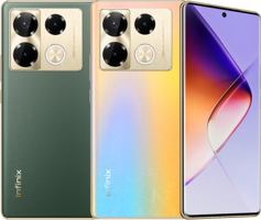 Infinix Note 40 Pro 5G 256 GB Hafıza 8 GB Ram 6.78 inç 108 MP Çift Hatlı AMOLED Ekran Android Akıllı Cep Telefonu Yeşil