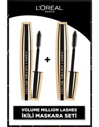 L'oréal Paris Volume Million Lashes Siyah Rimel 2'li