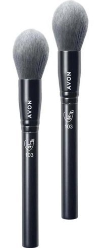 Avon Tam Örtücü Kubbeli 2'li Fondöten Fırçası Seti