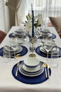 Kütahya Porselen Cool Gold Altın Yaldızlı 26 Parça 6 Kişilik Yemek Takımı