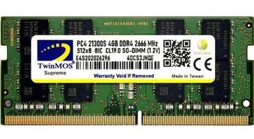 Twinmos MDD44GB2666N 4 GB DDR4 1x4 2666 Mhz Ram