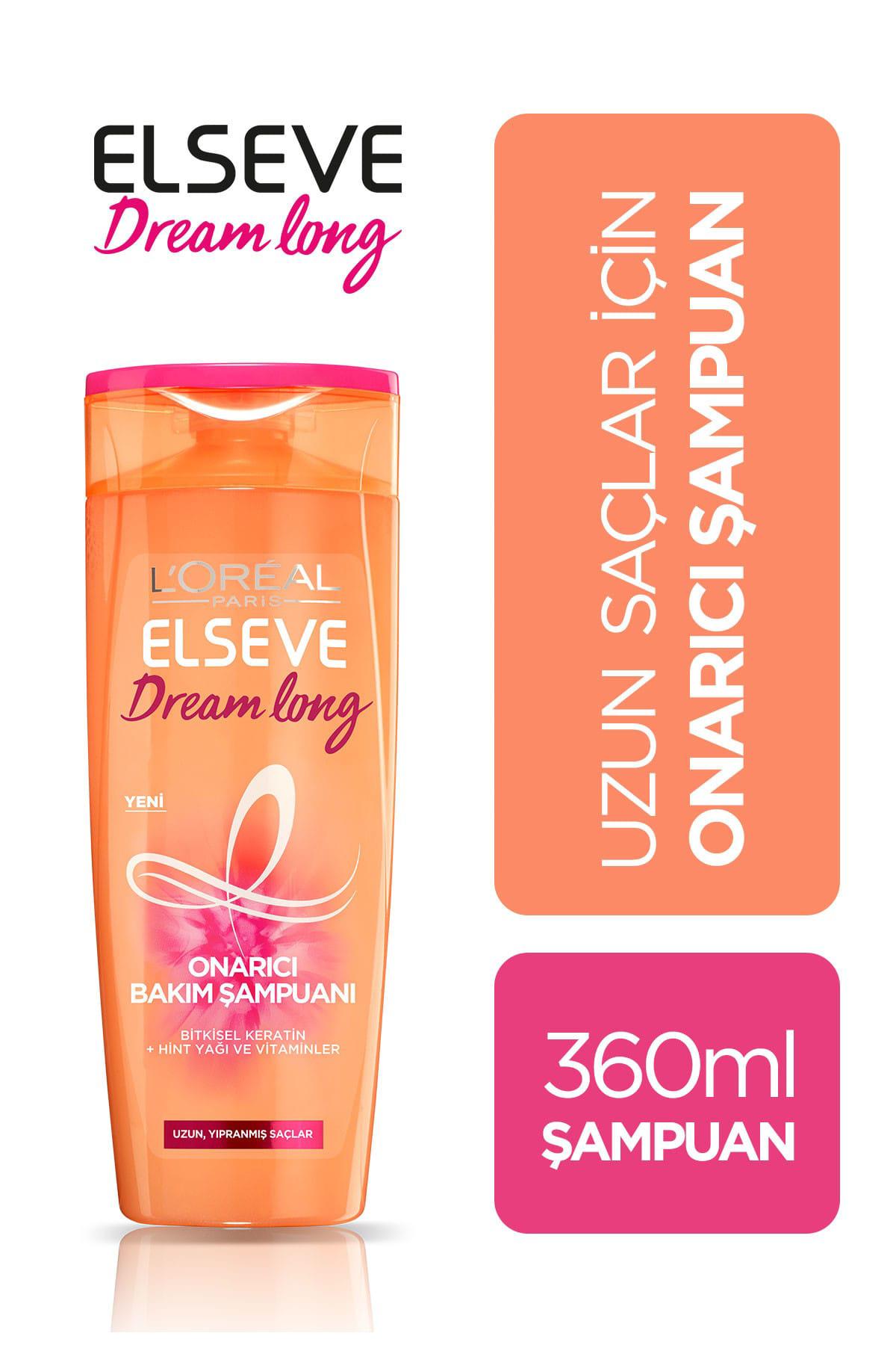 L'Oréal Paris Elseve Dream Long Uzun Yıpranmış Saçlar İçin Onarıcı Şampuan 360 ml