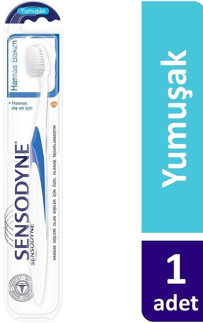Sensodyne Hassas Bakım Yumuşak Diş Fırçası Beyaz Mavi