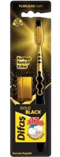 Difaş Gold & Black Yumuşak Diş Fırçası