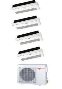 Viessmann O5F3120M2 48000 Btu A Enerji Sınıfı 1+3 Sistem 9+9+12+24 /h İnverter Multi Split Kaset Tipi Klima