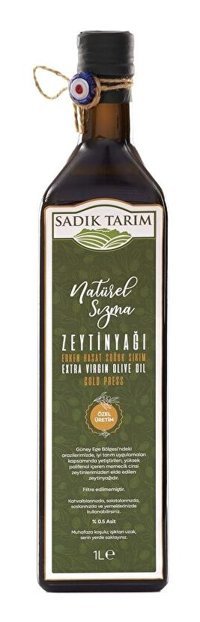 Sadık Tarım Özel Üretim Cam Sızma Zeytinyağı 1 lt