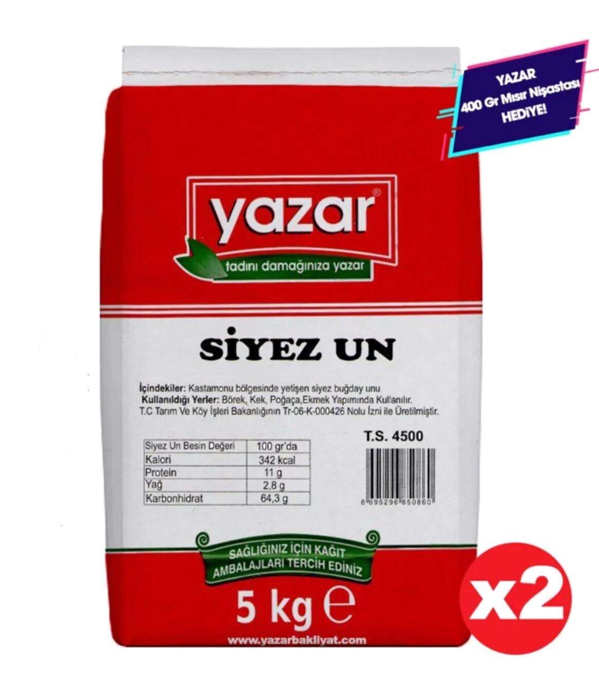 Yazar Siyez Unu 2x5 kg