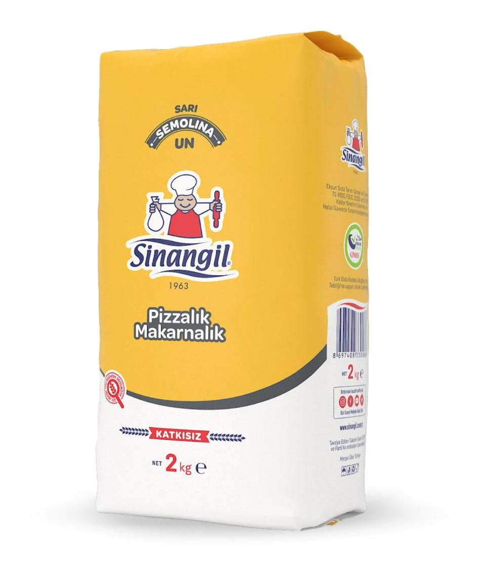 Sinangil Sarı Semolina Pizzalık Makarnalık Un 2 kg