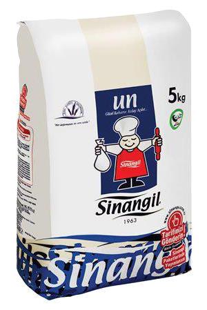 Sinangil Güzel Kabarır Kolay Açılır Katıksız Un 5 kg