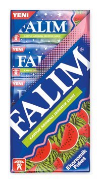 Falım Karpuz Aromalı Şekersiz Sakız 20'li 5 Adet