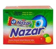 Nazar Misket Karpuz Aromalı Sakız 3'lü 100 Adet