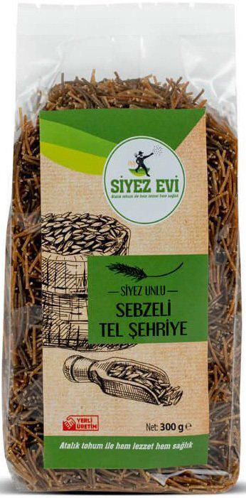 Siyez Evi Kastamonu Siyez Unlu Sebzeli Tel Şehriye 300 gr