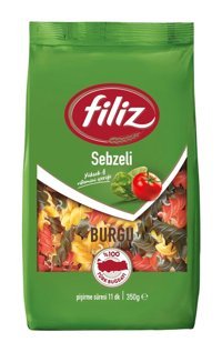 Filiz Sebzeli Burgu Makarna 350 gr
