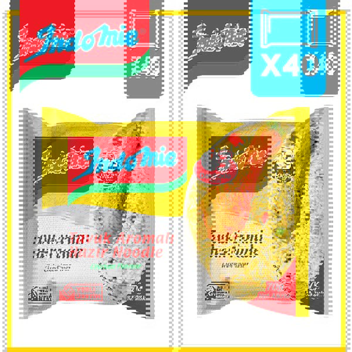 Indomie Tavuk Aromalı Noodle 40x70 gr