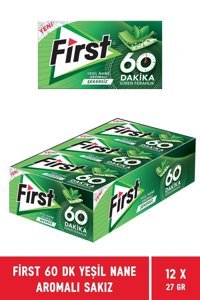 First Yeşil Nane Aromalı Sakız 12 Adet