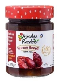 Antalya Reçelcisi Rafine Şeker İlavesiz Hurma Reçeli 370 gr