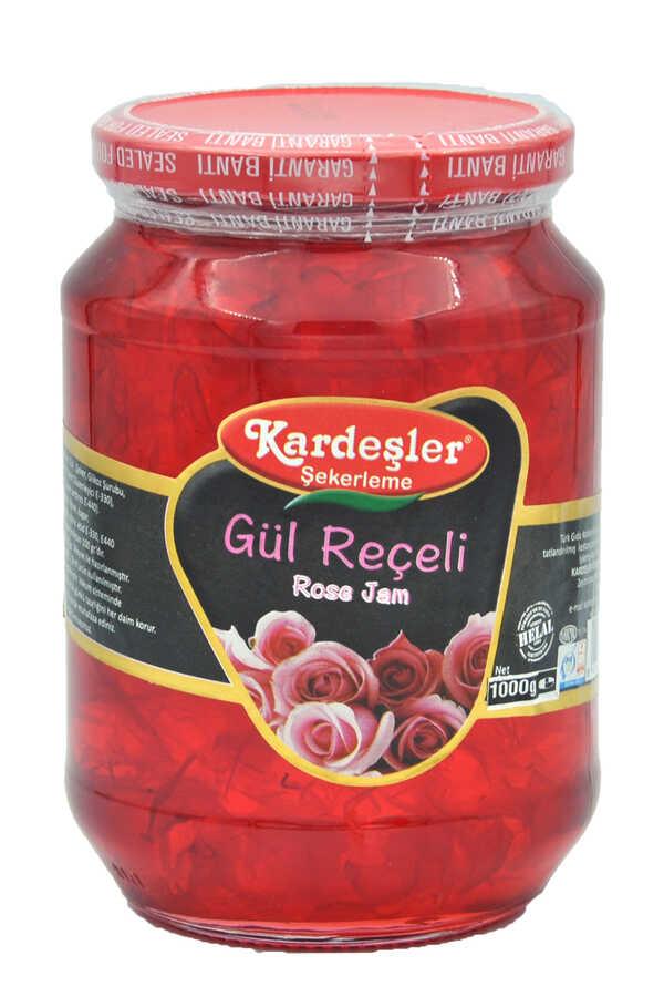 Kardeşler Cam Kavanoz Gül Reçeli 1 kg