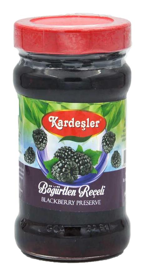Kardeşler Cam Kavanoz Böğürtlen Reçeli 380 gr