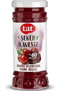 Tat Şeker İlavesiz Vişne Reçeli 270 gr