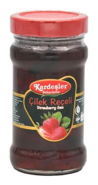 Kardeşler Cam Kavanoz Çilek Reçeli 380 gr