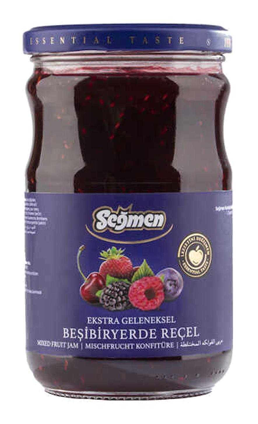 Seğmen Beşibiryerde Kavanoz Karışık Meyve Reçeli 800 gr