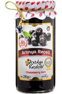 Antalya Reçelcisi Rafine Şeker İlavesiz Aronya Reçeli 290 gr