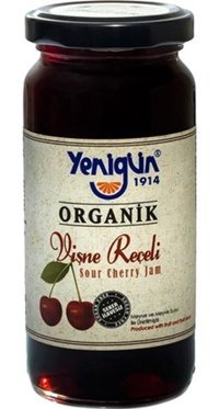 Yenigün Organik Vişne Reçeli 290 gr