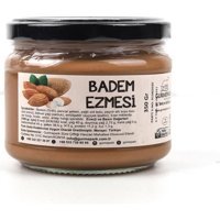 Gurmepark Parçacıklı Badem Ezmesi Kahvaltılık Cam Kavanoz 350 gr