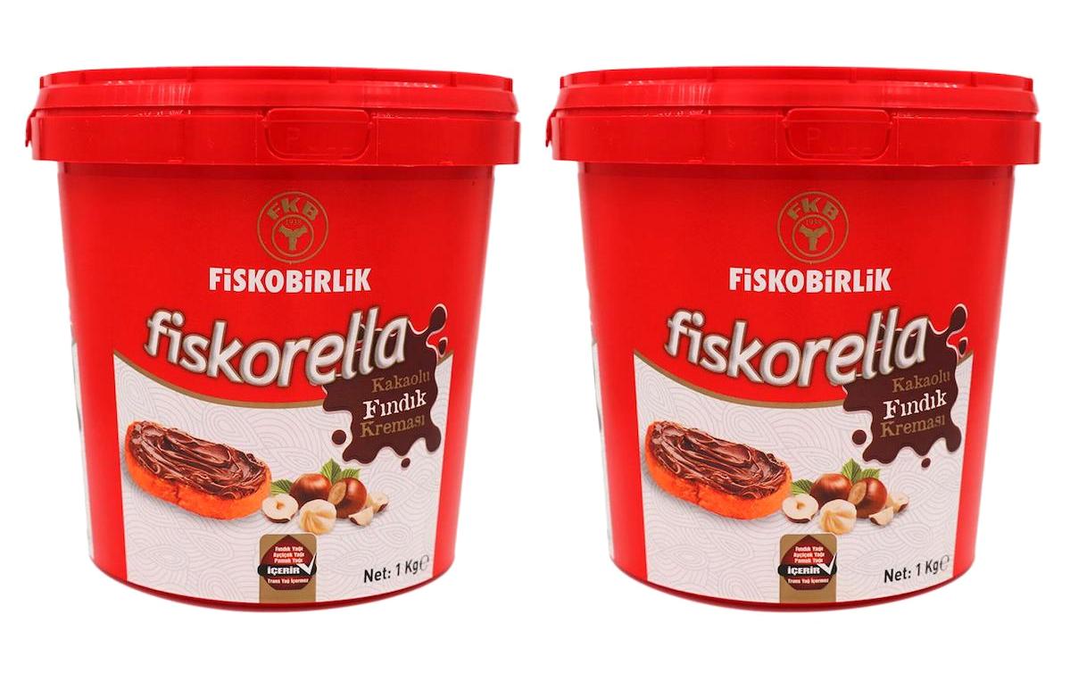 Fiskobirlik Fiskorella Kakaolu Fındık Kreması 2x1 kg