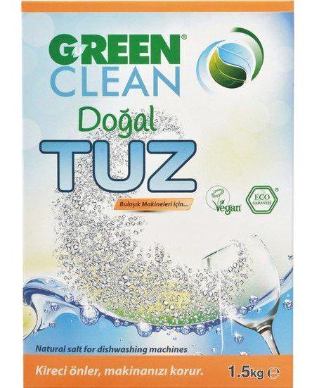 Green Clean Bitkisel Bulaşık Makinesi Tuzu 1.5 kg