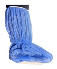 Kaymaz Tabanlı Galoş Uzun Bot Tipi Tela Mavi 50'li