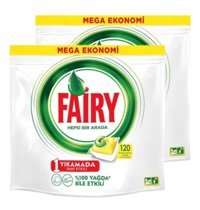 Fairy Hepsi Bir Arada Tablet Bulaşık Makinesi Deterjanı 2x120 Adet