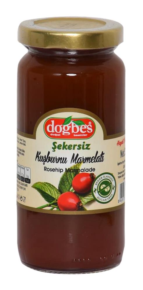 Doğbes Şekersiz Kuşburnu Marmelatı 300 gr