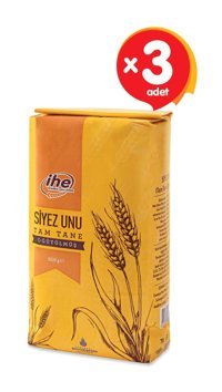 İhe Tam Tane Siyez Unu 3x1 kg