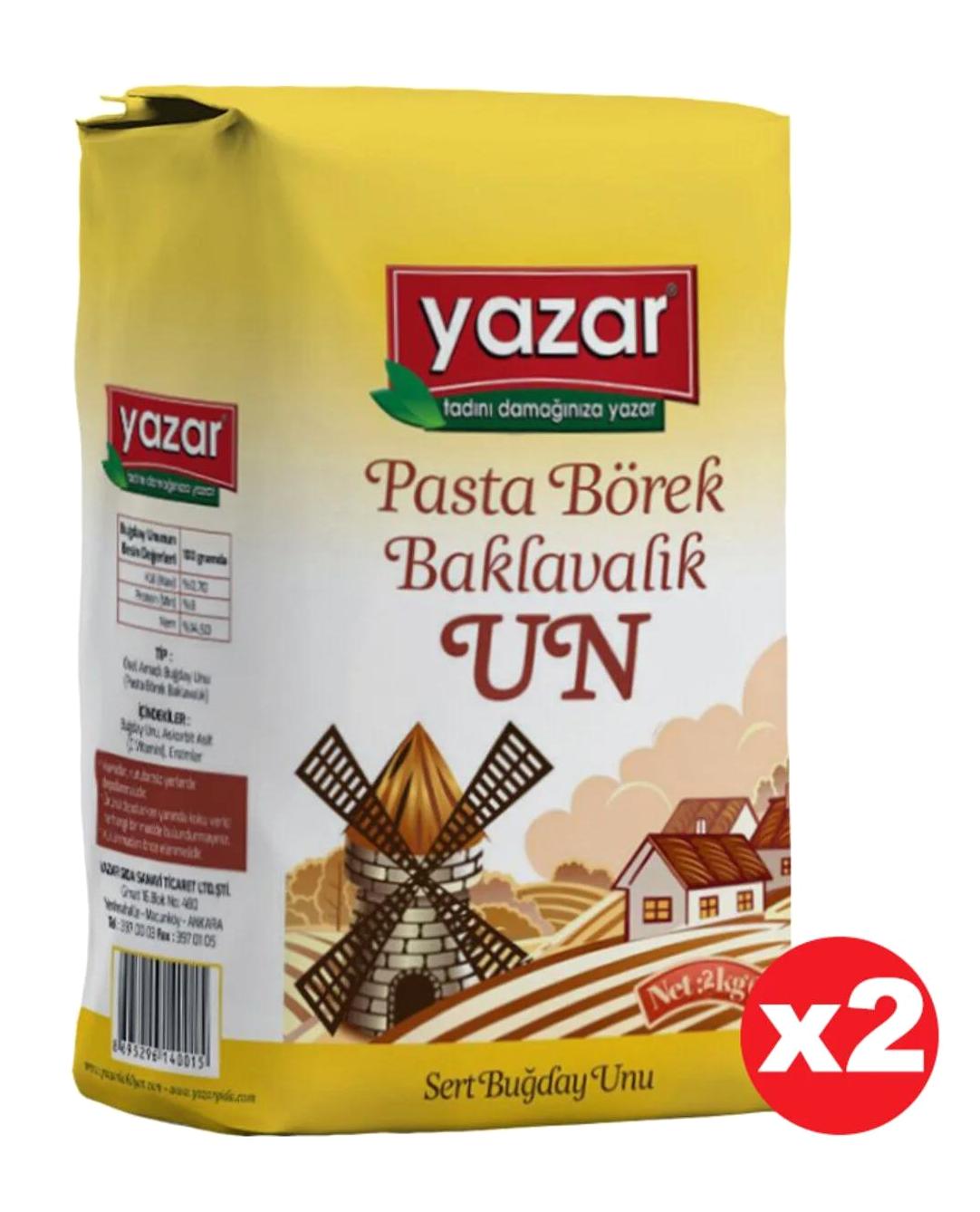 Yazar Pastalık Böreklik Baklavalık Un 2x2 kg