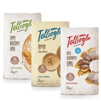 Tellioğlu Tam Buğday İrmik Kek Unu 3x1 kg