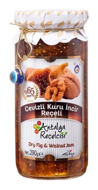 Antalya Reçelcisi Gurme Serisi Cevizli Kuru İncir Reçeli 300 gr