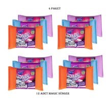 Parex Magic Sihirli Bulaşık Süngeri 12'li