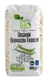 M Life Bio Organik Dermason Fasulye 1 kg