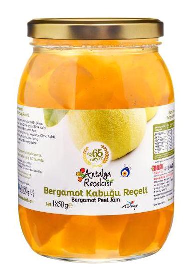 Antalya Reçelcisi Bergamot Kabuğu Reçeli 1.85 kg