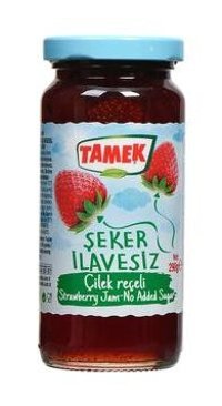Tamek Şeker İlavesiz Çilek Reçeli 4x290 gr