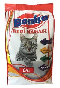 Bonisa Etli Yetişkin Kuru Kedi Maması 700 gr