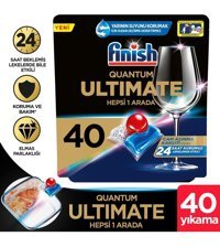 Finish Quantum Ultimate Hepsi 1 Arada Tablet Bulaşık Makinesi Deterjanı 40 Adet