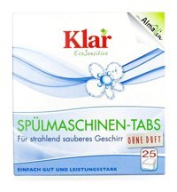 Klar Eco Sensitive Tablet Bulaşık Makinesi Deterjanı 25 Adet