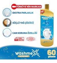 Washmex Yoğun Kıvamlı Altın Şişe Jel Bulaşık Makinesi Deterjanı 960 ml