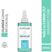 Cliniclab Karma ve Yağlı Cilt Arındırıcı Yüz Toniği 200 ml