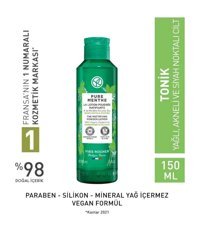 Yves Rocher Pure Menthe Anında Matlaştırıcı Prebiyotik ve Glikolik Asit Pudralı Yüz Toniği 150 ml