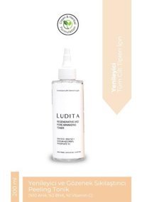 Ludıta Yenileyici ve Gözenek Sıkılaştırıcı Peeling Yüz Toniği 200 ml