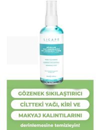 Licape Gözenek Sıkılaştırıcı Arındırıcı ve Yağ Dengeleyici Yüz Toniği 50 ml