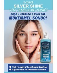 Evolve Sılver Shıne Yüz Temizleme Jeli Sivilce Karşıtı Yüz Toniği 200 ml